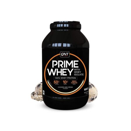 QNT Prime Whey Protein With Whey Isolate cookies and cream