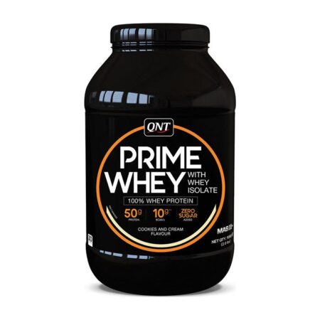 QNT Prime Whey Protein With Whey Isolate cookies and creampfp
