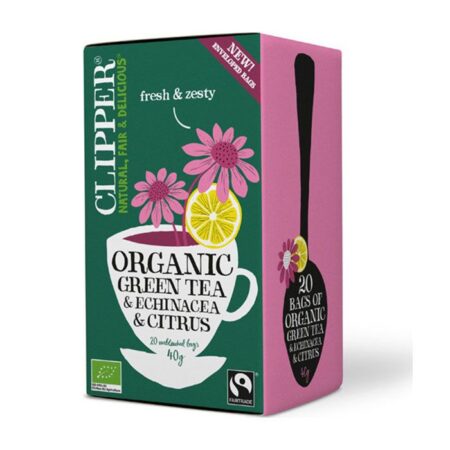 Clipper Organic Green Tea Echinacea Citruspfp