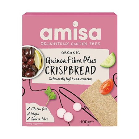 Amisa Organic Quinoa Fibre Plus Crispbreadpfp