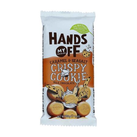 Hands Off My Chocolate Caramel Seasalt Crispy Cookie Chocolate Barpfp