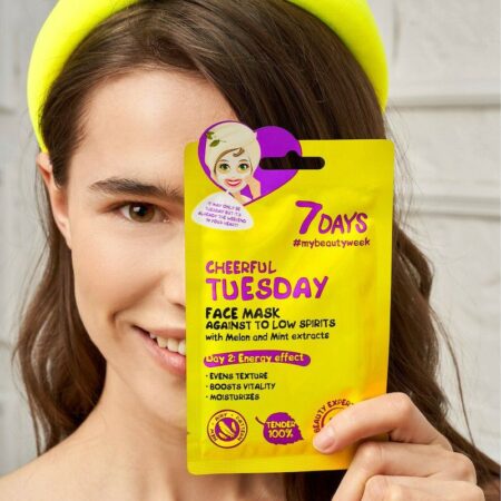 Days Cheerful Tuesday Face Mask