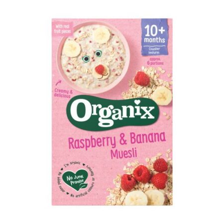 organix raspberry banana Muesli g