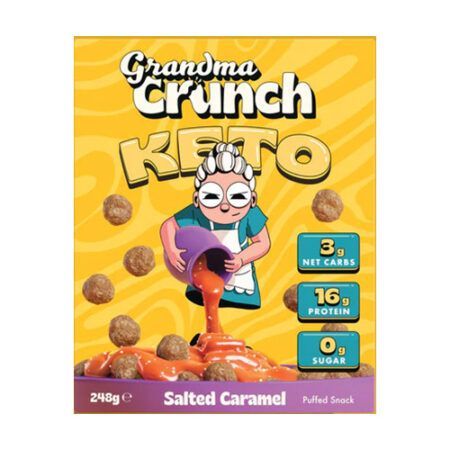 Grandma Crunch Keto Salted Caramel Protein Balls
