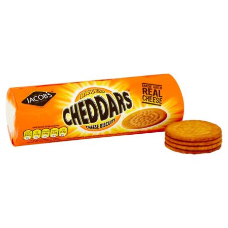 Jacobs Cheddars Baked Cheese Biscuits 6657 Jacobs Cheddars Baked Cheese Biscuits 6657