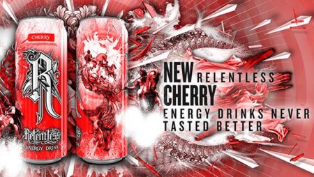 Relentless Energy Drink Cherry