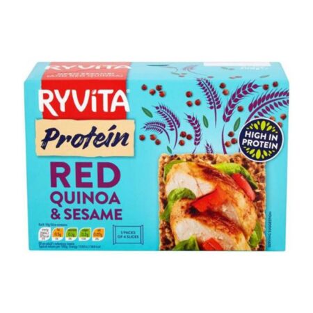 Ryvita Protein Crispbread Red Quinoa Sesame pfp