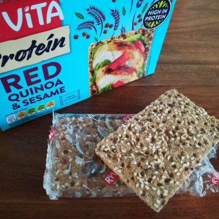 Ryvita Protein Crispbread Red Quinoa Sesame 6647