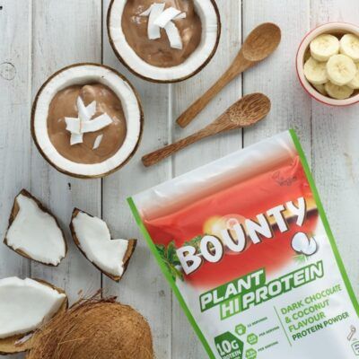 Bounty Hi Protein Dark Chocolate Coconut Plant Protein Powder 5547