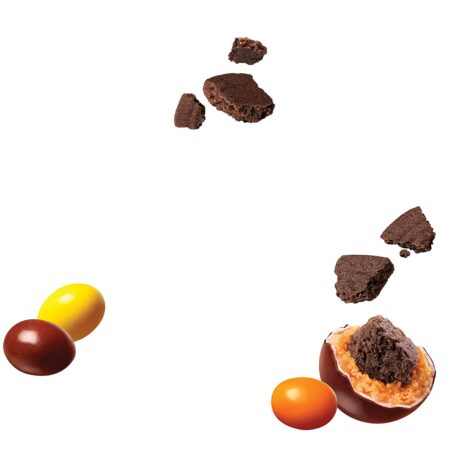 Reeses Pieces with Chocolate Cookie Biscuit