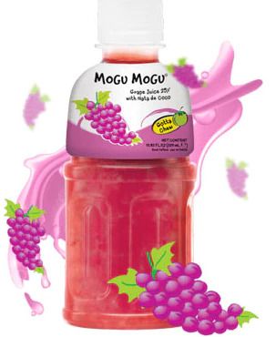 Mogu Mogu Grape Nata De Coco Flavoured Drink6635