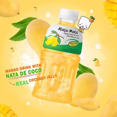 Mogu Mogu Mango Nata De Coco Flavoured Drink 665