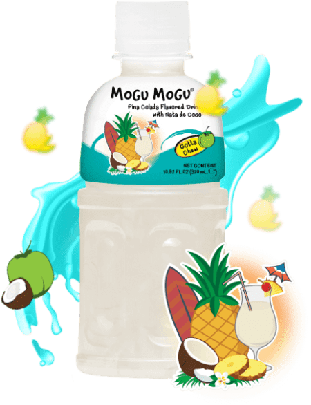 Mogu Mogu Pina Colada Nata De Coco Flavoured Drink