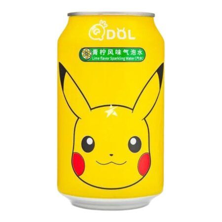 qdol lime sparkling water pikachu