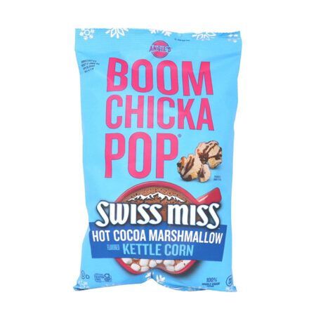 Angies Boom Chicka Pop Swiss Miss Hot Cocoa Marshmallow Flavored Kettle Popcorn