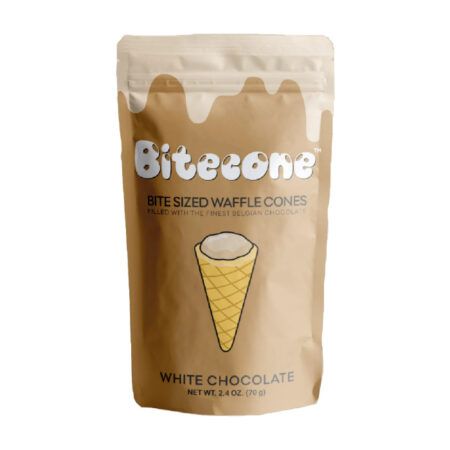 Bitecone Bitesize Waffle Cones White Chocolatepfp