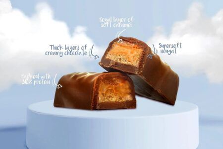 Take A Whey Nougat flavour caramel