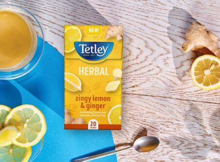 Tetley Zingy Lemon Ginger Tea gr