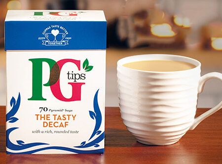 pg tips decaf teabags 100g 2b