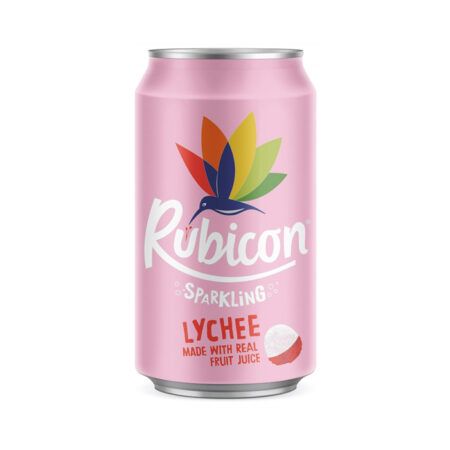 rubicon sparkling lychee 330ml