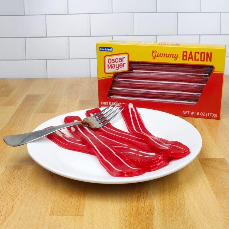 frankford oscar mayer gummy bacon 170g 2