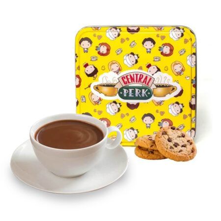 friends hot chocolate cookies tin 2