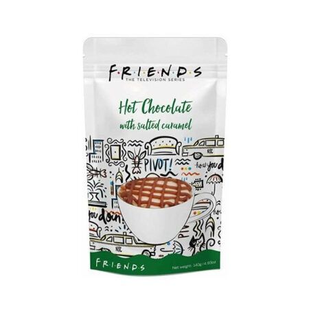 friends hot chocolate pouch salted caramel