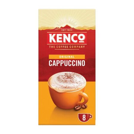 kenco cappuccino instant coffee sachets 118g