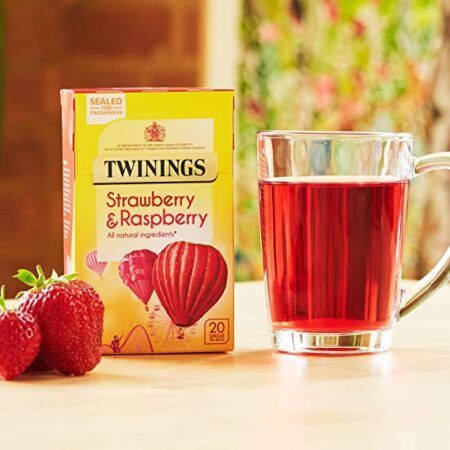 twinings infusions strawberry raspberry 40g 2
