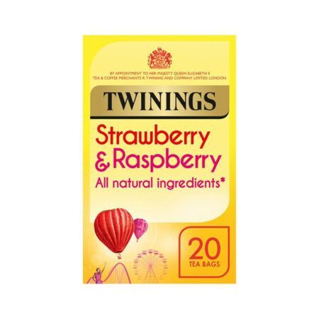 twinings infusions strawberry raspberry 40g