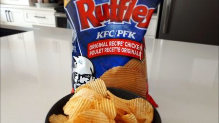 Ruffles KFC Original Chicken Potato Chips 2 Ruffles KFC Original Chicken Potato Chips 2