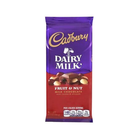 cadbury dairy milk fruit nut 99g