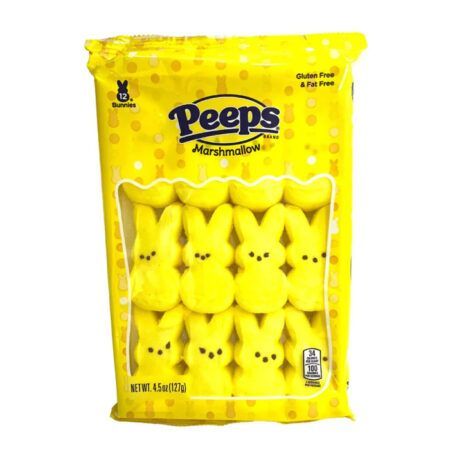 peeps marshmallow yellow bunnies