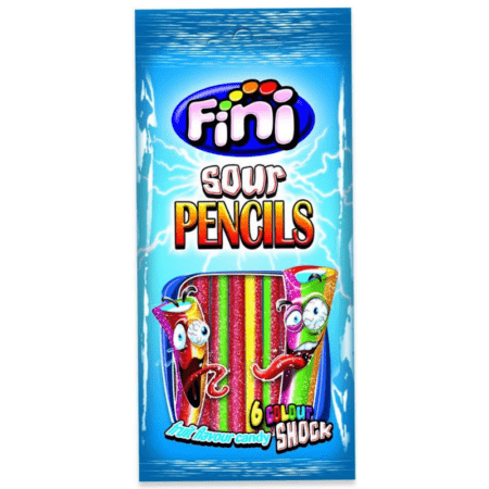Fini Sour Pencils 6 Colour Shock main Fini Sour Pencils 6 Colour Shock main