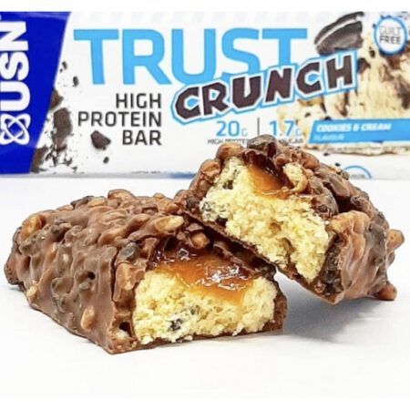 usn trust crunch bar 60gr cookies cream 2