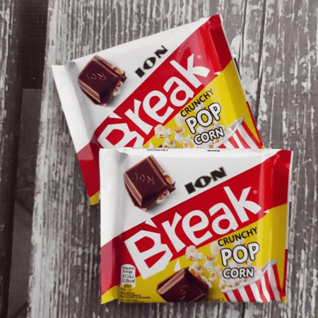 ΙΟΝ Break Σοκολάτα Γάλακτος Crunchy Pop Corn 85gr 2