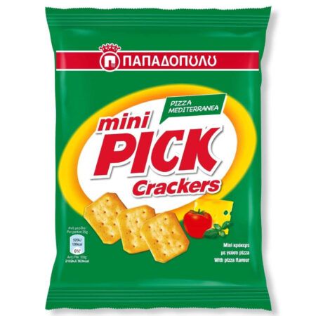 Mini Pick Crackers Pizza Mediterranea 70gr