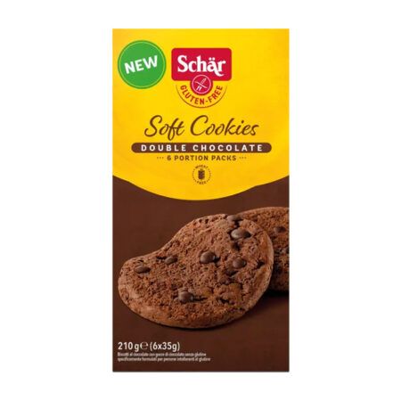 Schar Soft Cookies Με Διπλή Σοκολάτα ΧΓ 210γρ