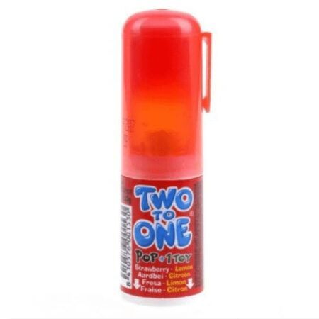 Two To One Lollipop Φράουλα Λεμόνι 25gr