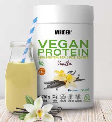 weider vegan protein 750gr βανιλια 1