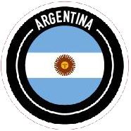 ARGENTINA FLAG LABEL