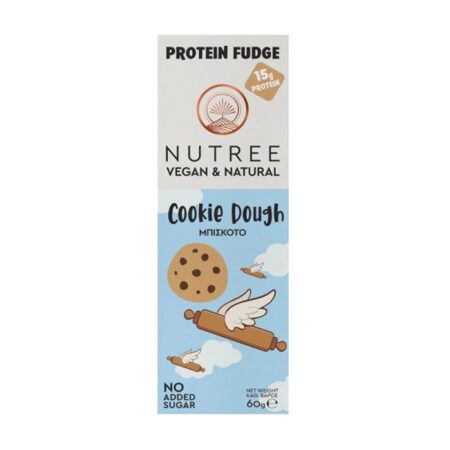 NUTREE Protein Fudge Cookie Dough Bar 60gr NUTREE Protein Fudge Cookie Dough Bar 60gr
