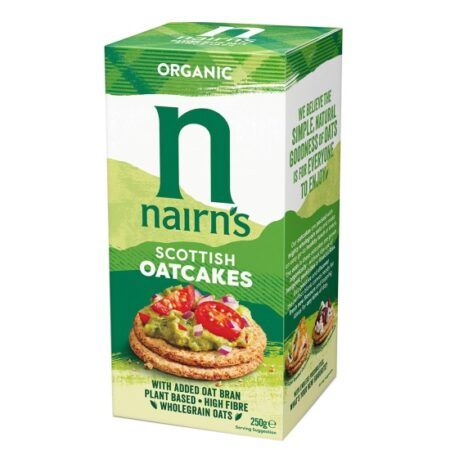 Nairns Κράκερ Βρώμης Organic Scottish Oatcakes