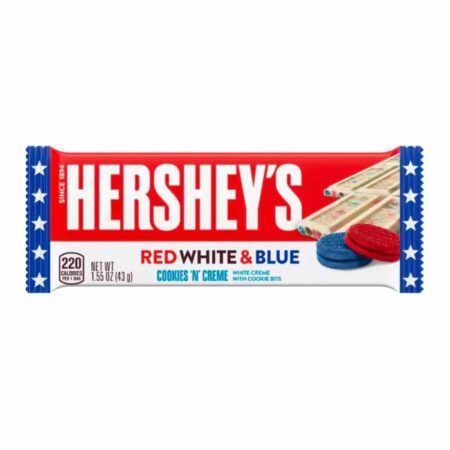 hershey cookies cream red white blue 43gr hershey cookies cream red white blue 43gr