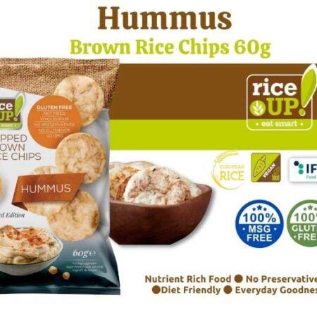 rice up popped chips 60gr hummus 1