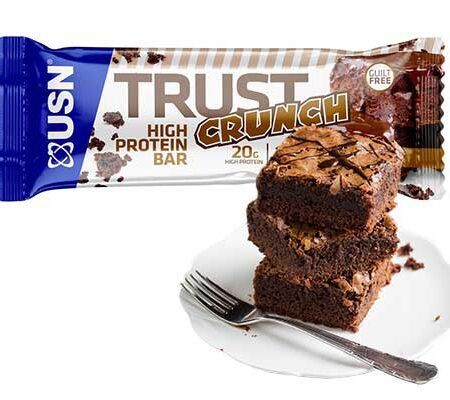 usn trust crunch high protein bar triple chocolate 1