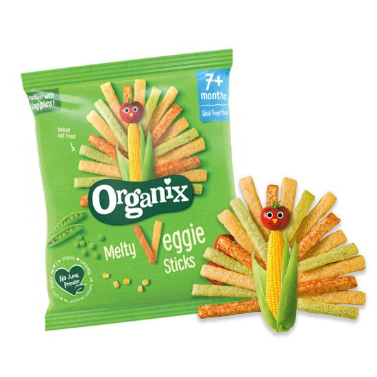 Organix Melty Veggie Sticks 15gr 2