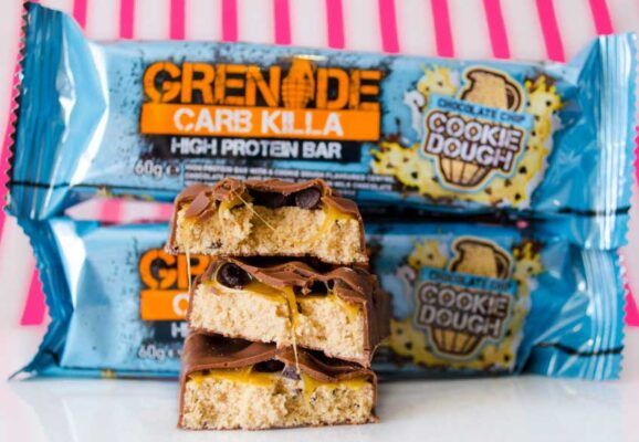 grenade carb killa protein bar chocolate chip cookie dough 60gr 1