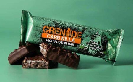 grenade carb killa protein bar dark chocolate mint 60gr 1