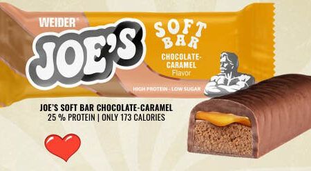 weider joes soft bar chocolate caramel 50gr 1